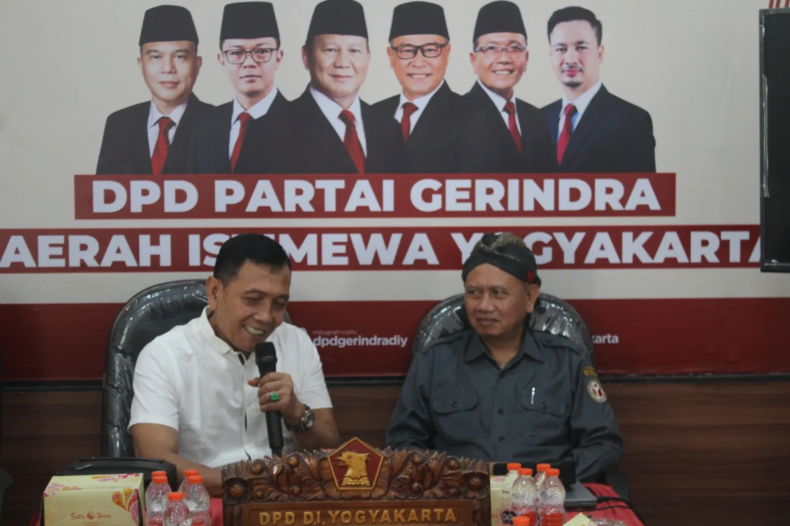 Ucapan terima kasih atas kehadiran jajaran Bawaslu DIY serta permohonan maaf atas ketidakhadiran Bapak Ketua Danang Wicaksono Sulistio