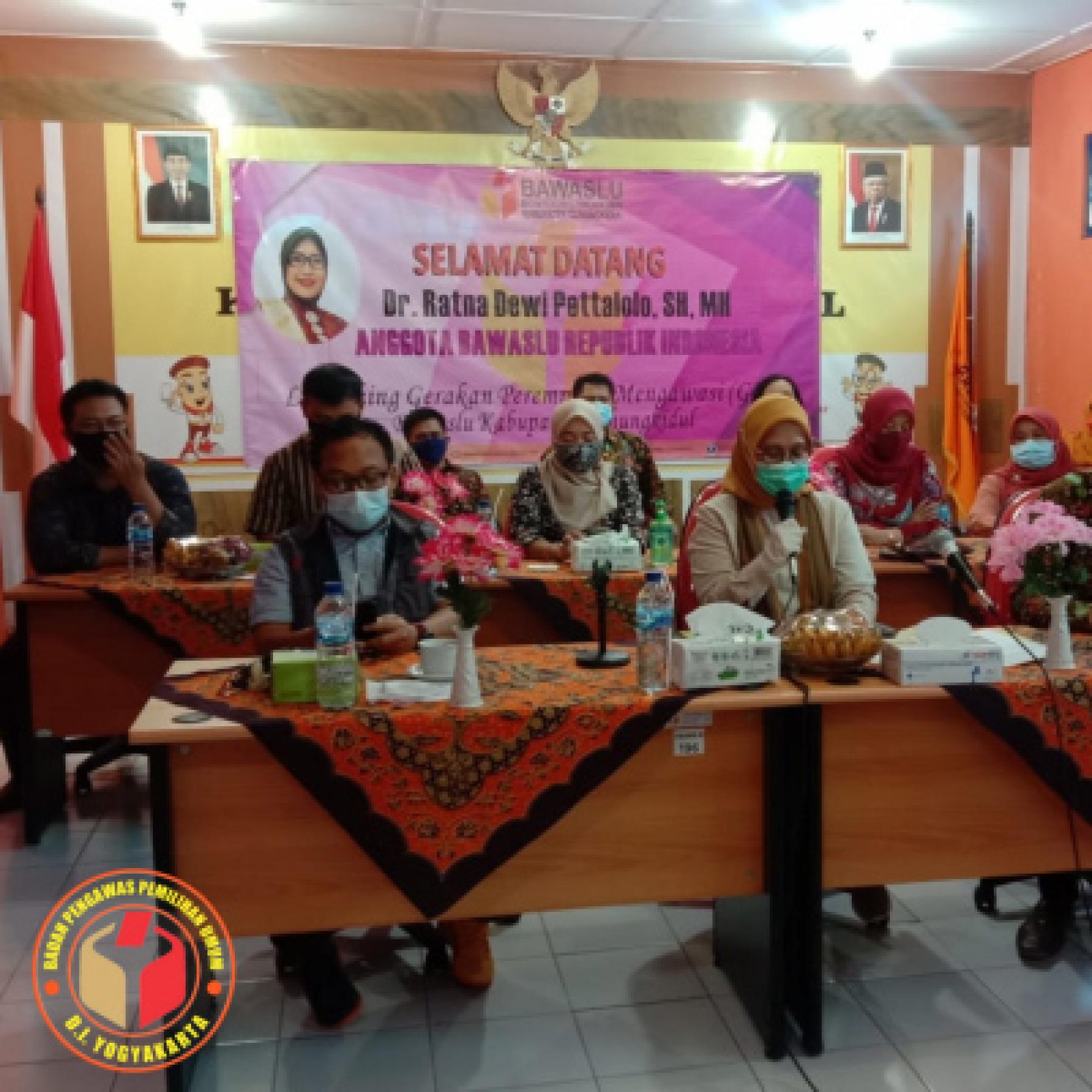 Wujud Partisipasi Masyarakat Dalam Pemilihan Kepala Daerah, Bawaslu Gunungkidul Luncurkan Gerakan Perempuan Mengawasi 