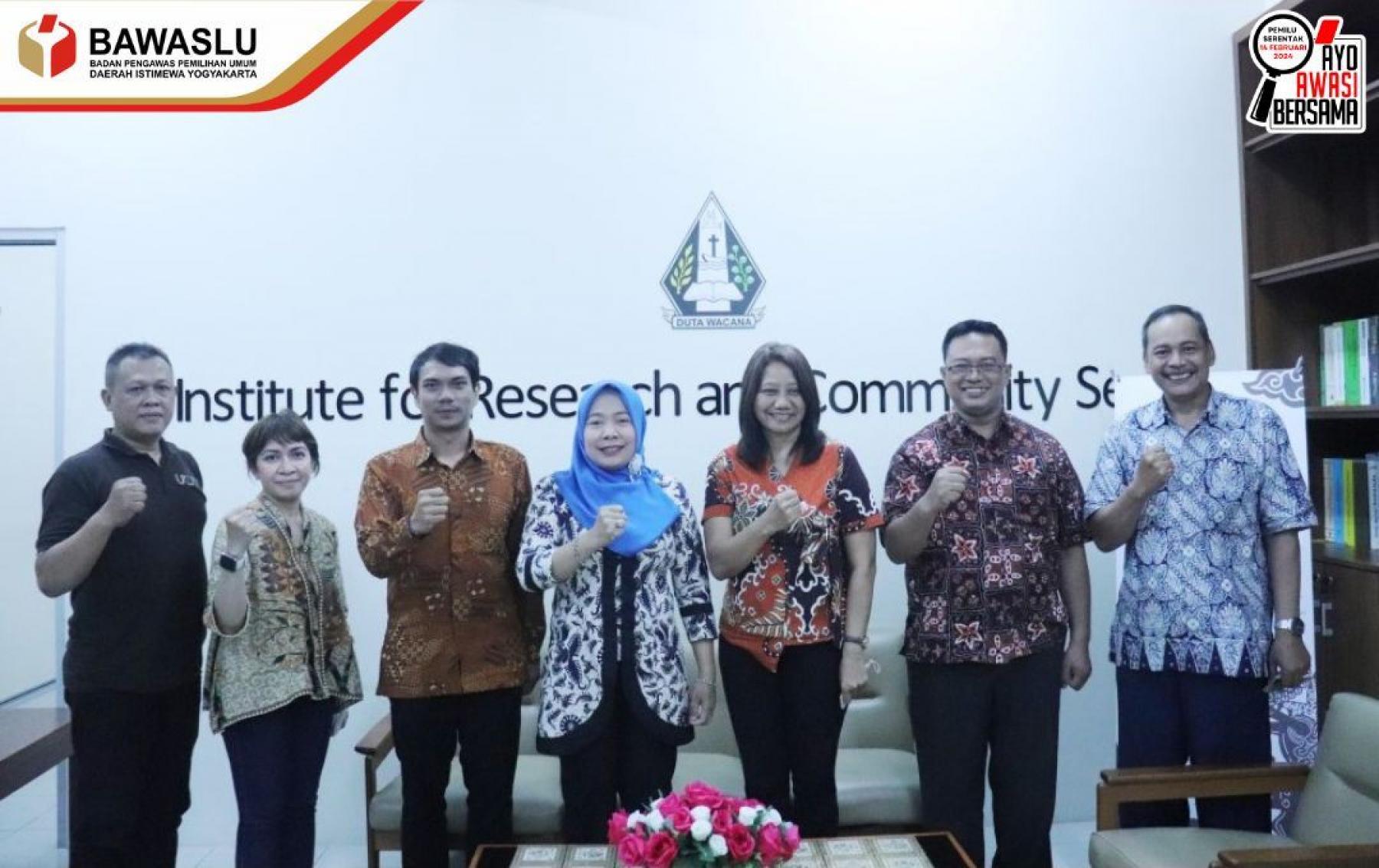 UKDW Siap Kembali Awasi Pemilu 2024 bersama Bawaslu DIY