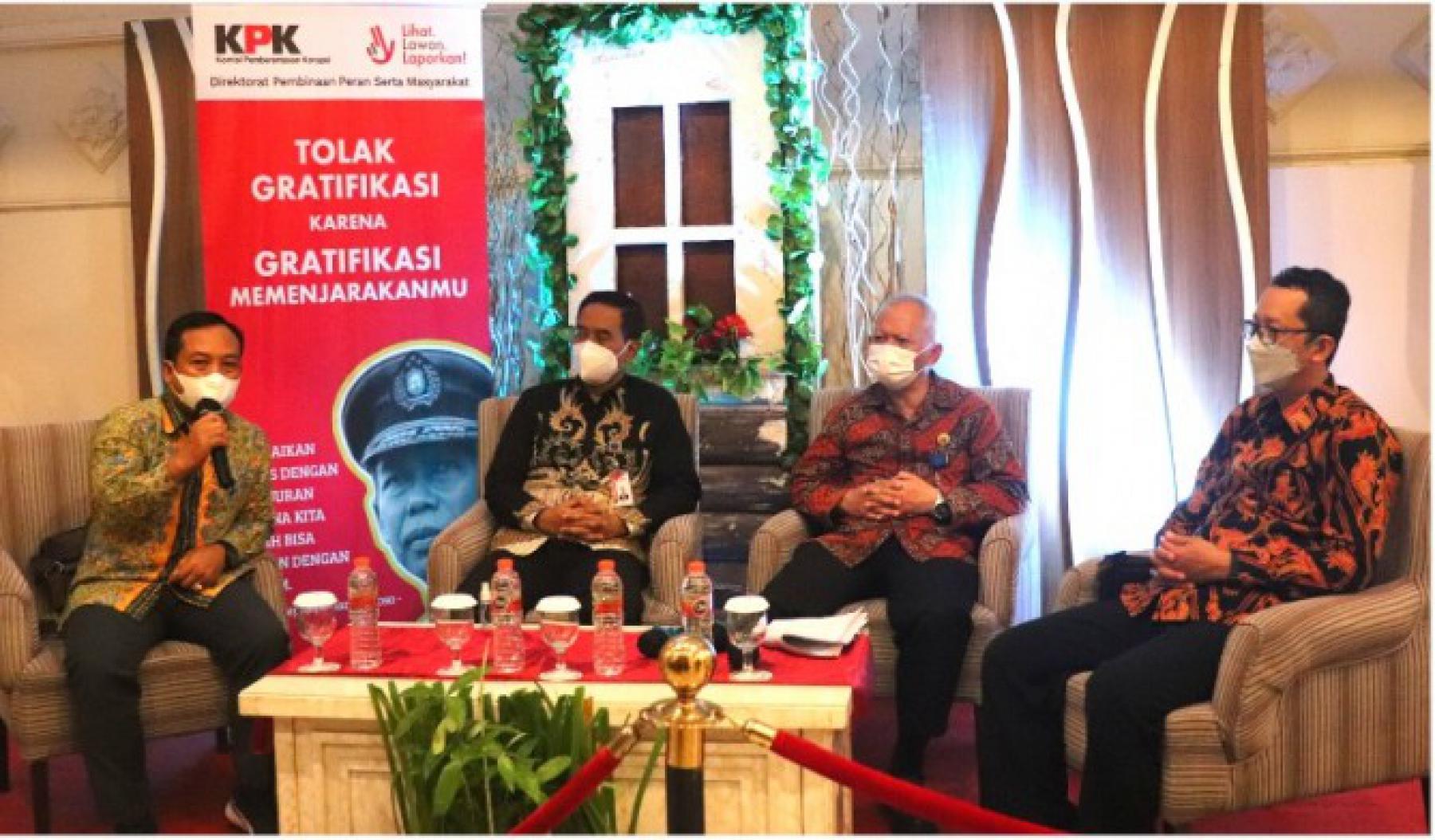 Bawaslu DIY Ikuti Bimtek Program Anti Korupsi Bagi Penyelenggara Pemilu Yang Berkualitas Dan Berintegritas 