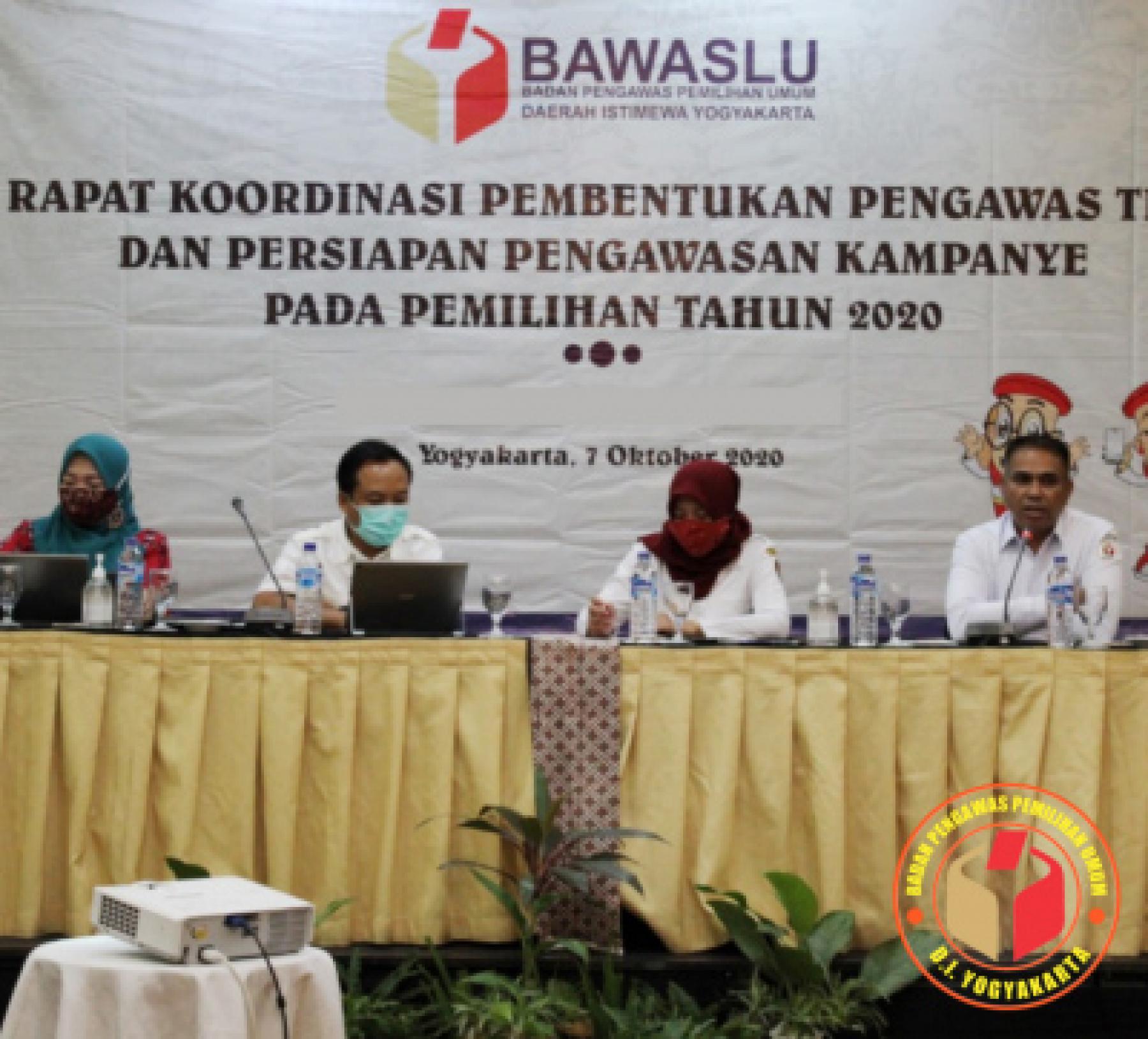 Siapkan Garda Terdepan, Bawaslu DIY Rakor Pembentukan PTPS 
