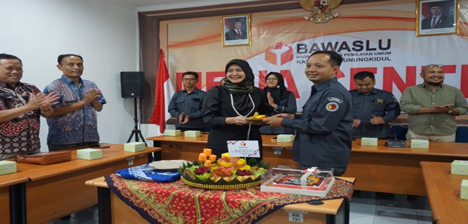 Bawaslu DIY Hadiri Acara Tasyakuran Perayaan HUT ke-7 Bawaslu Kabupaten/Kota di Gunungkidul