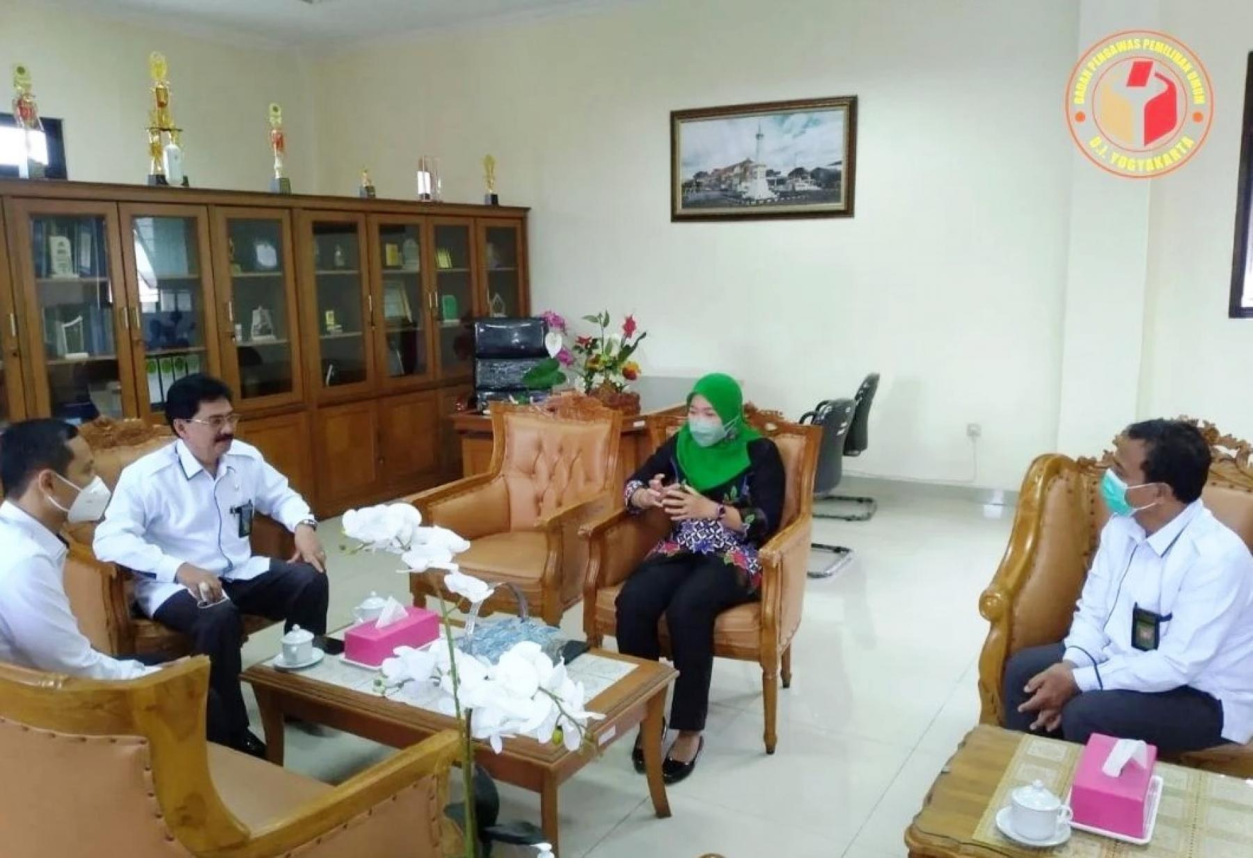 Samakan Persepsi Terkait Regulasi Penyelesaian Sengketa Proses Pemilu 2024, Bawaslu DIY Lakukan Koordinasi ke PTUN Yogyakarta