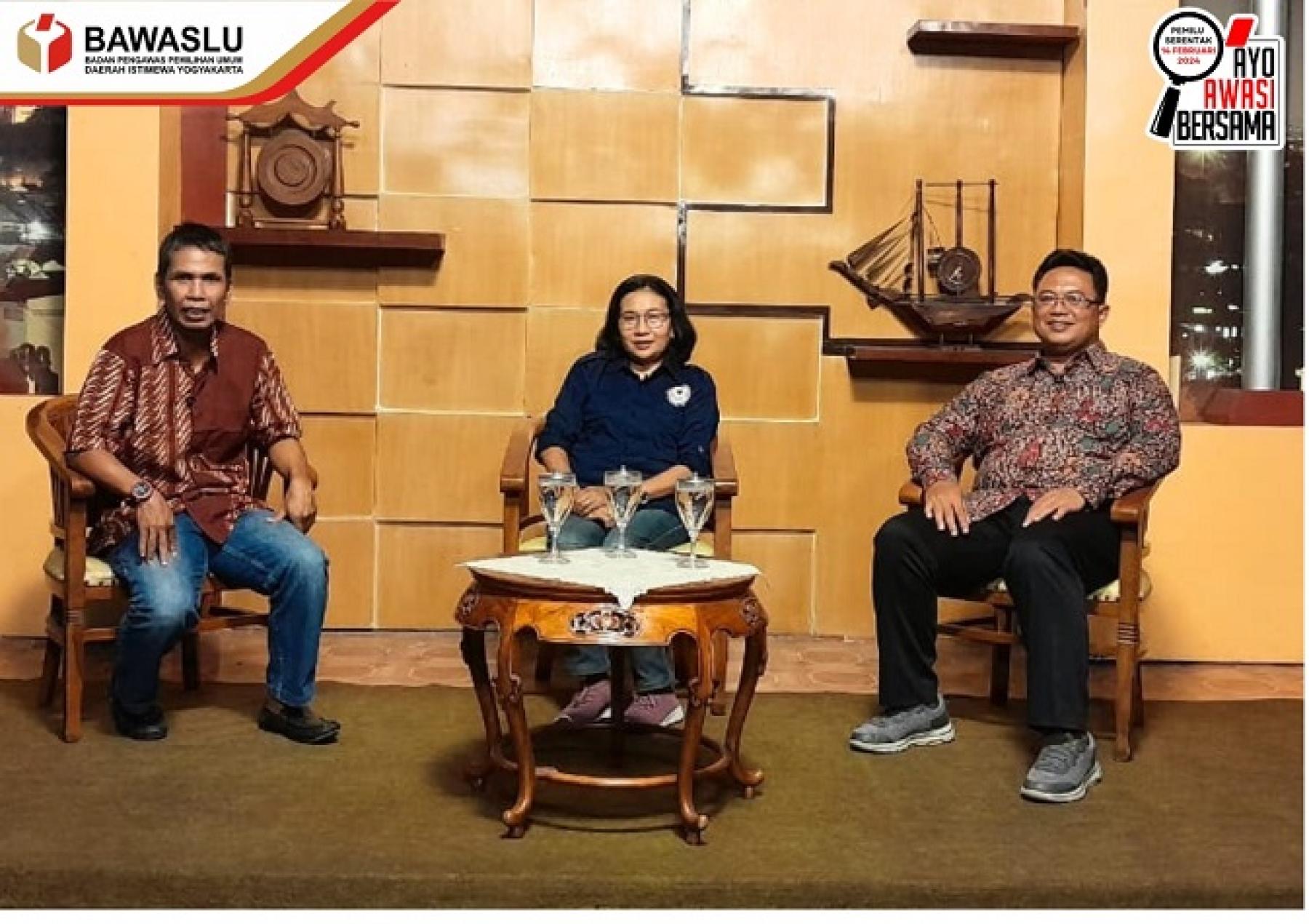Hadapi Pemilu 2024, Bawaslu DIY Imbau Lembaga Penyiaran Jaga Integritas