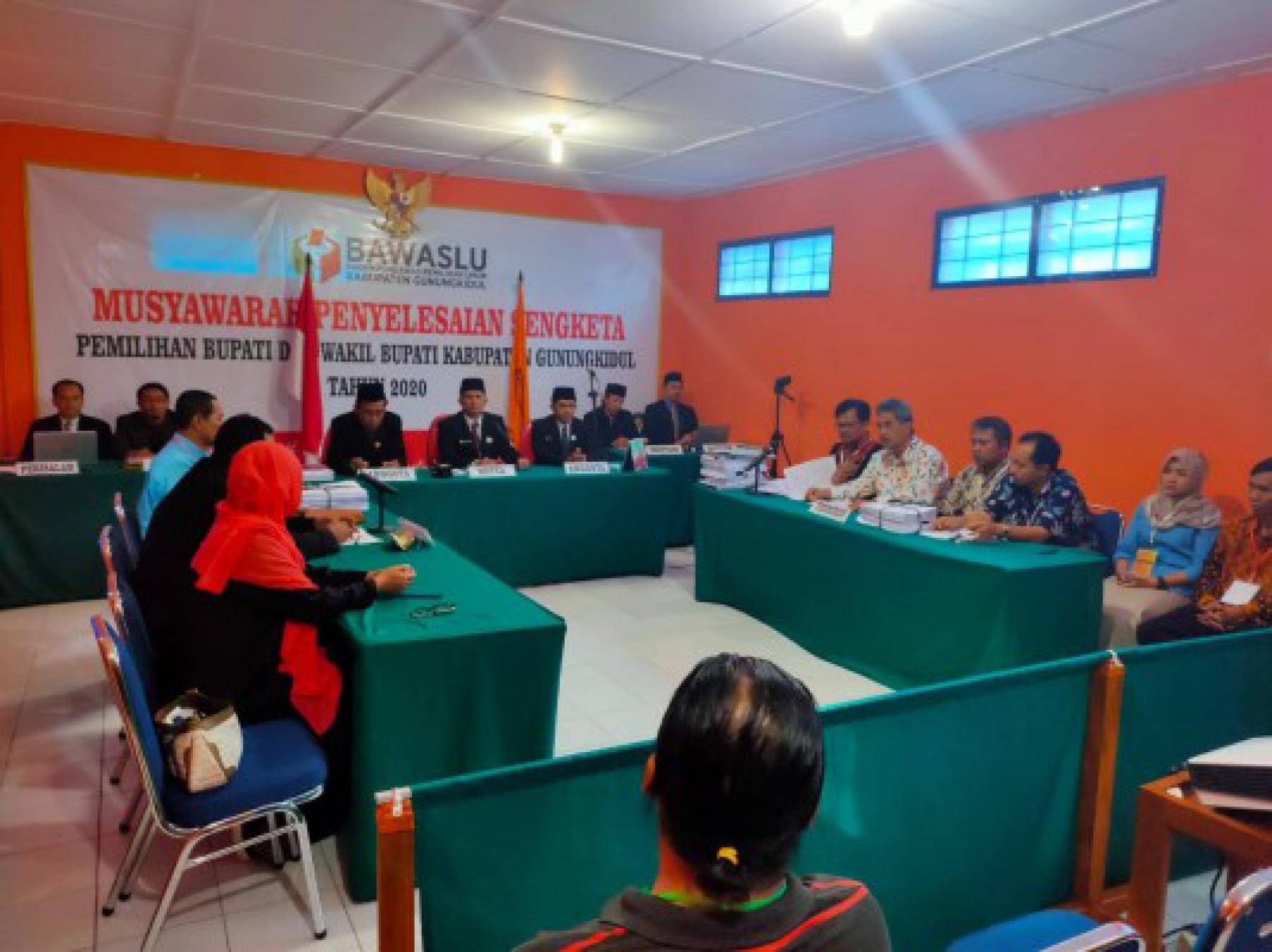 Bawaslu Gunungkidul Putus Kelick-Yayuk Untuk Serahkan Kembali Syarat Dukungan ke KPU 