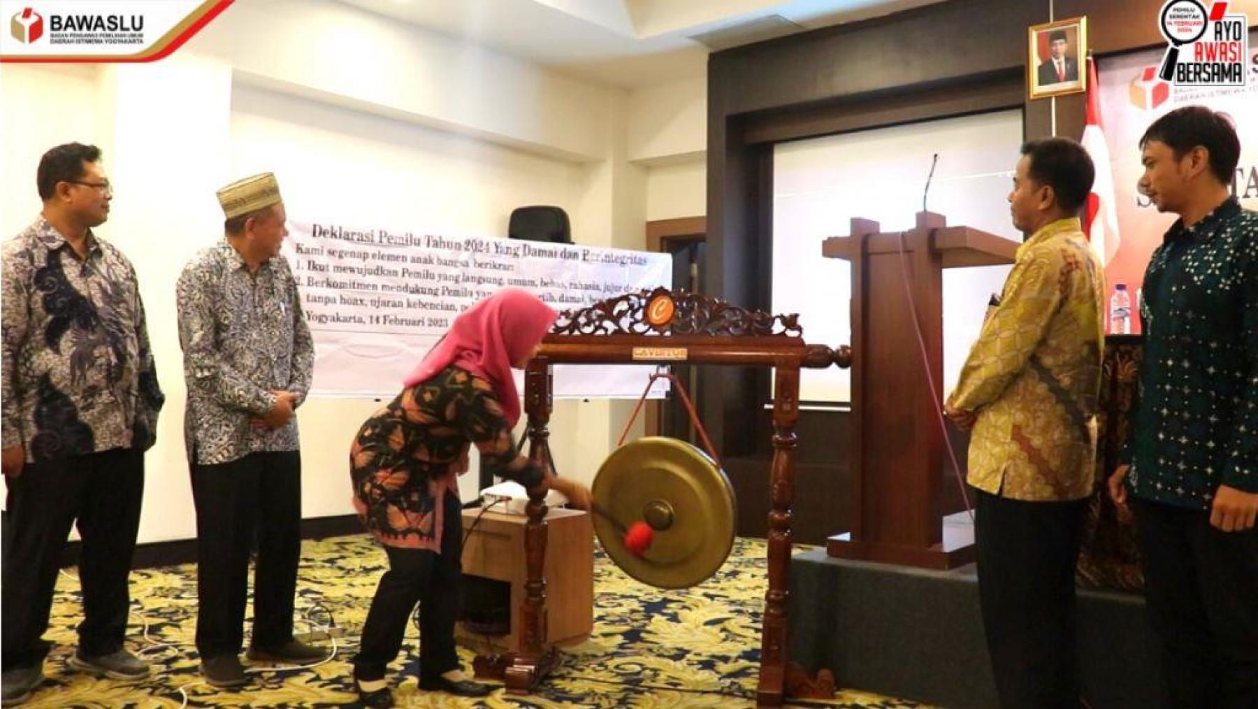 Jelang Satu Tahun Menjelang Pemilu, Bawaslu DIY Gelar Siaga Pengawasan Pemilu