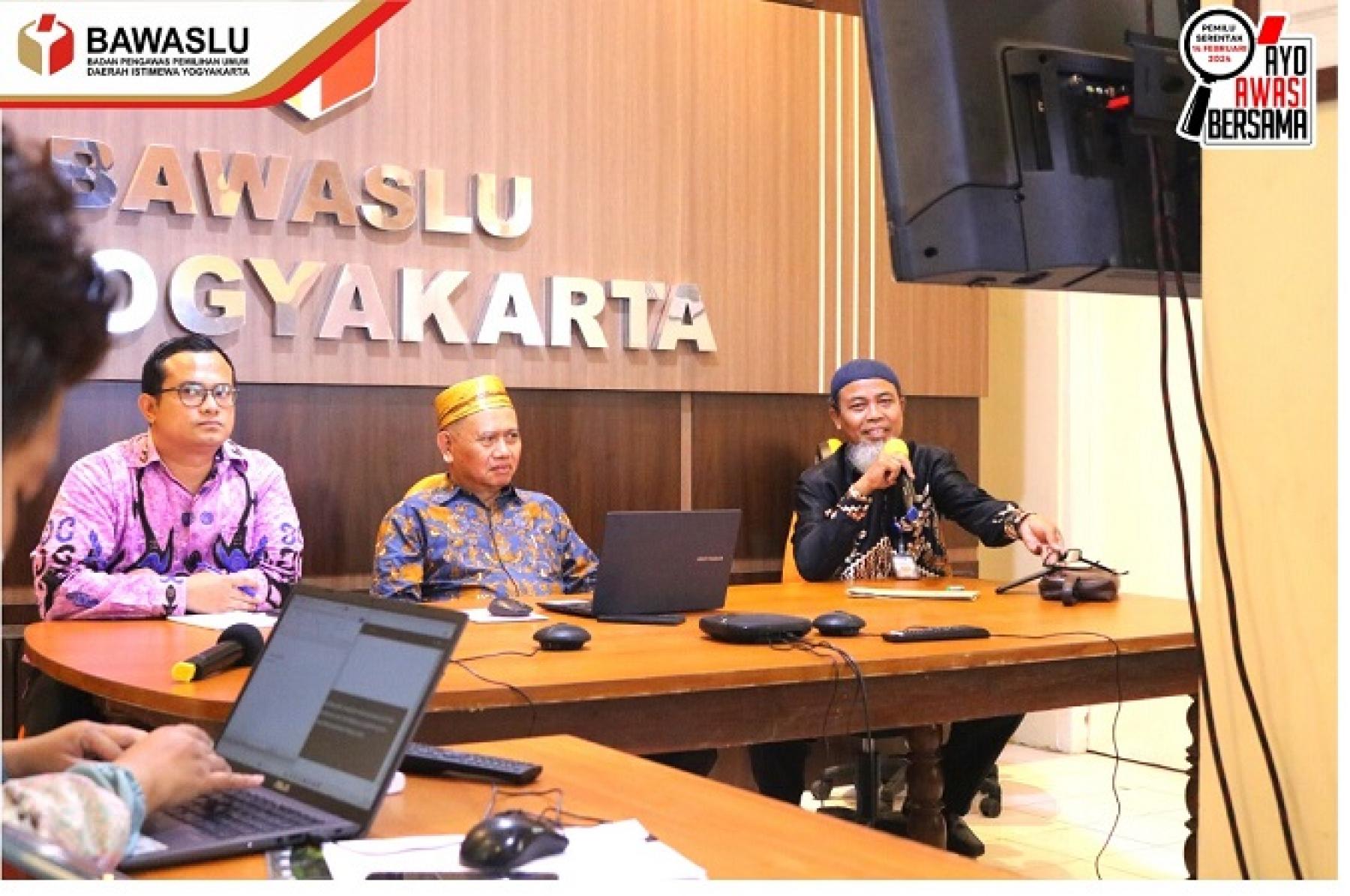 BPKP Perwakilan DIY Lakukan Audit Tujuan Tertentu kepada Bawaslu DIY