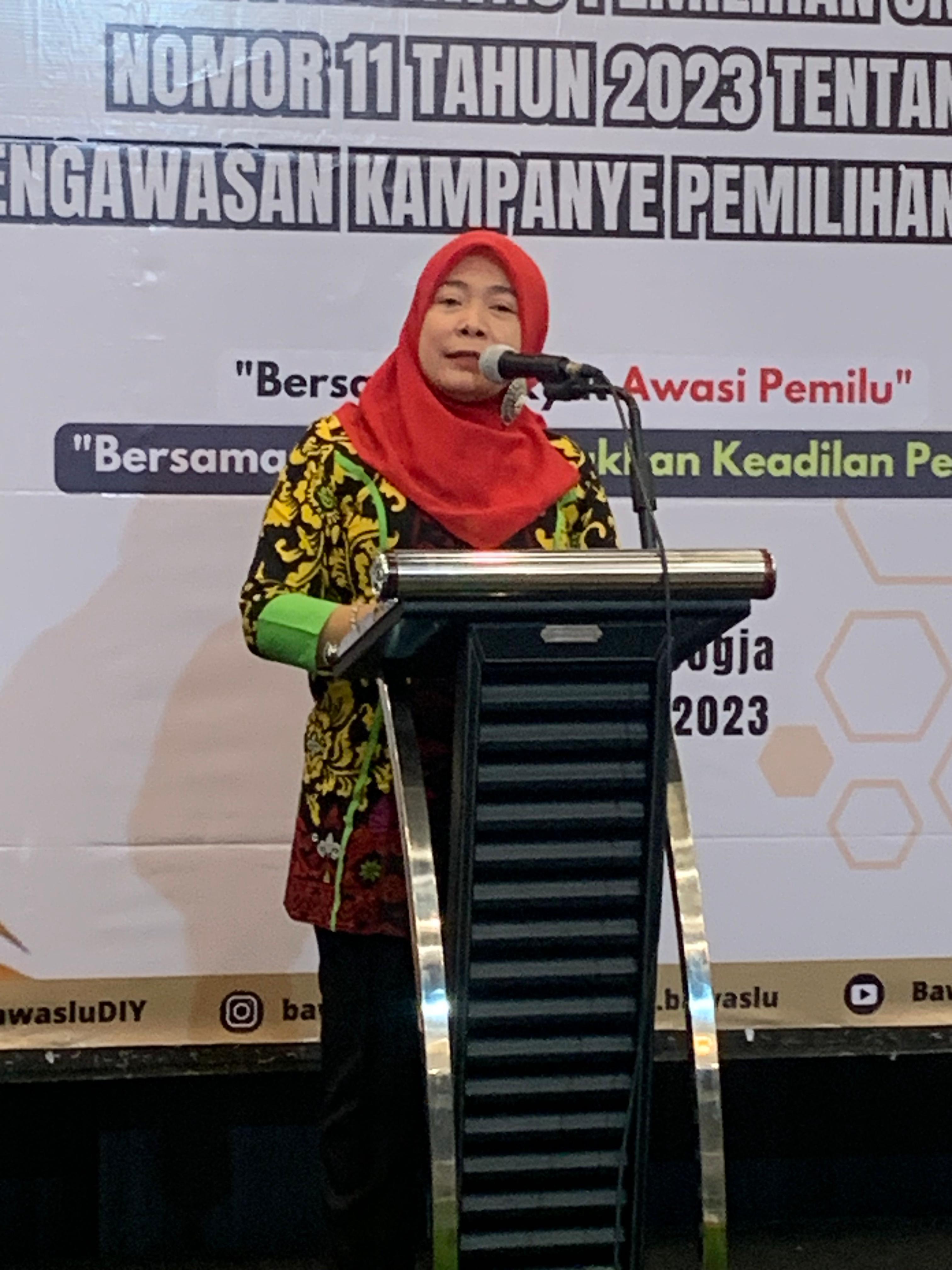 Perkuat Pemahaman Mengenai Kepengawasan Pemilu, Bawaslu DIY Menyelenggarakan Sosialisasi Perbawaslu Nomor 11 Tahun 2023