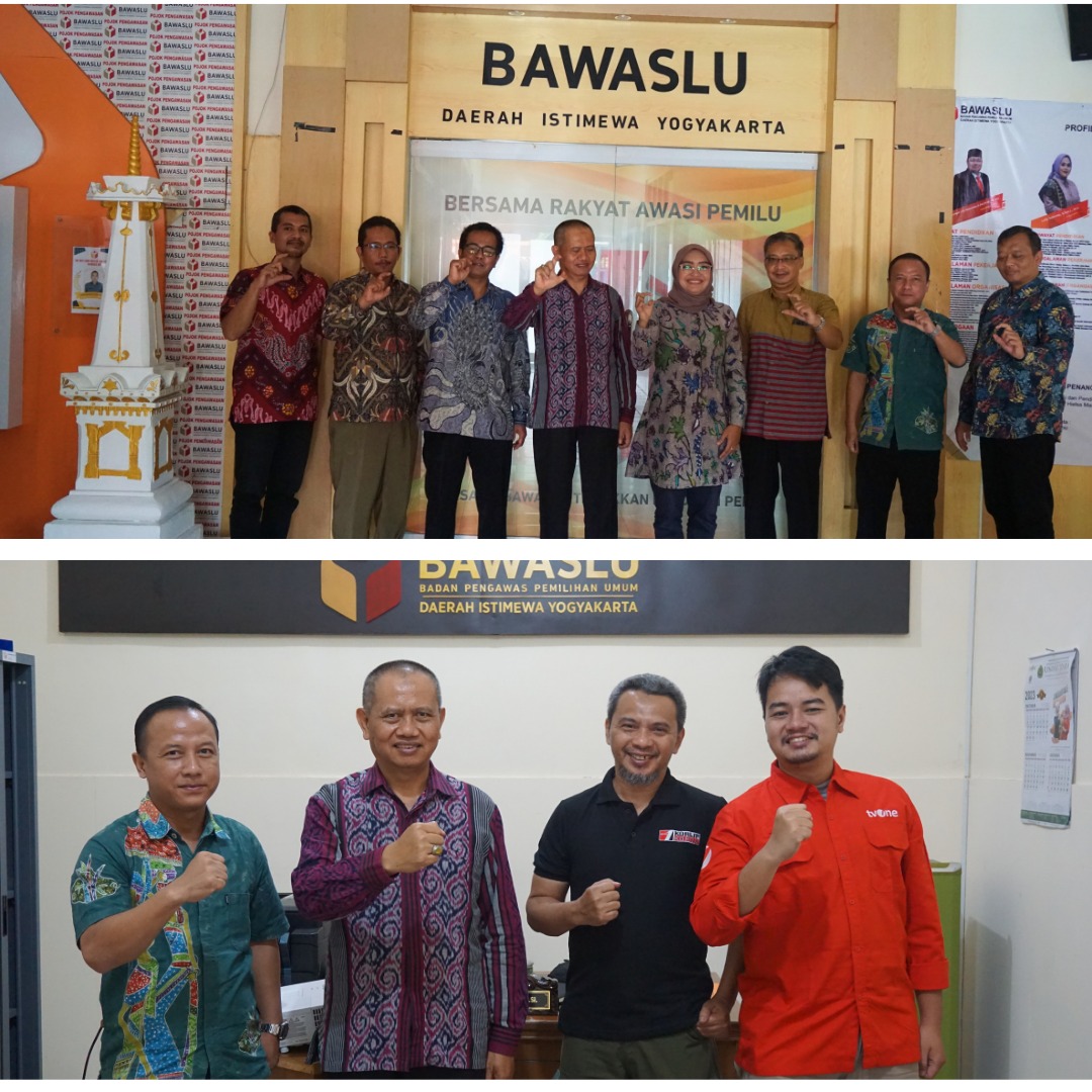 Perkuat Informasi Publik Hadapi Pemilu, Bawaslu DIY Terima Audiensi KID DIY dan tvOne