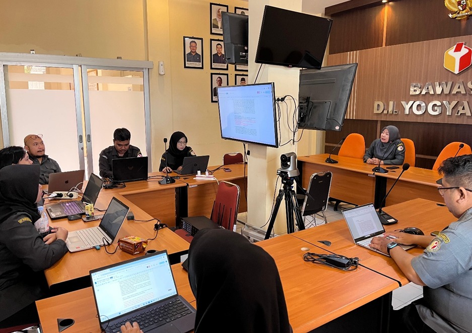 Bawaslu DIY Bahas Penyusunan Policy Brief Penyempurnaan Regulasi Pemilu dan Pemilihan.