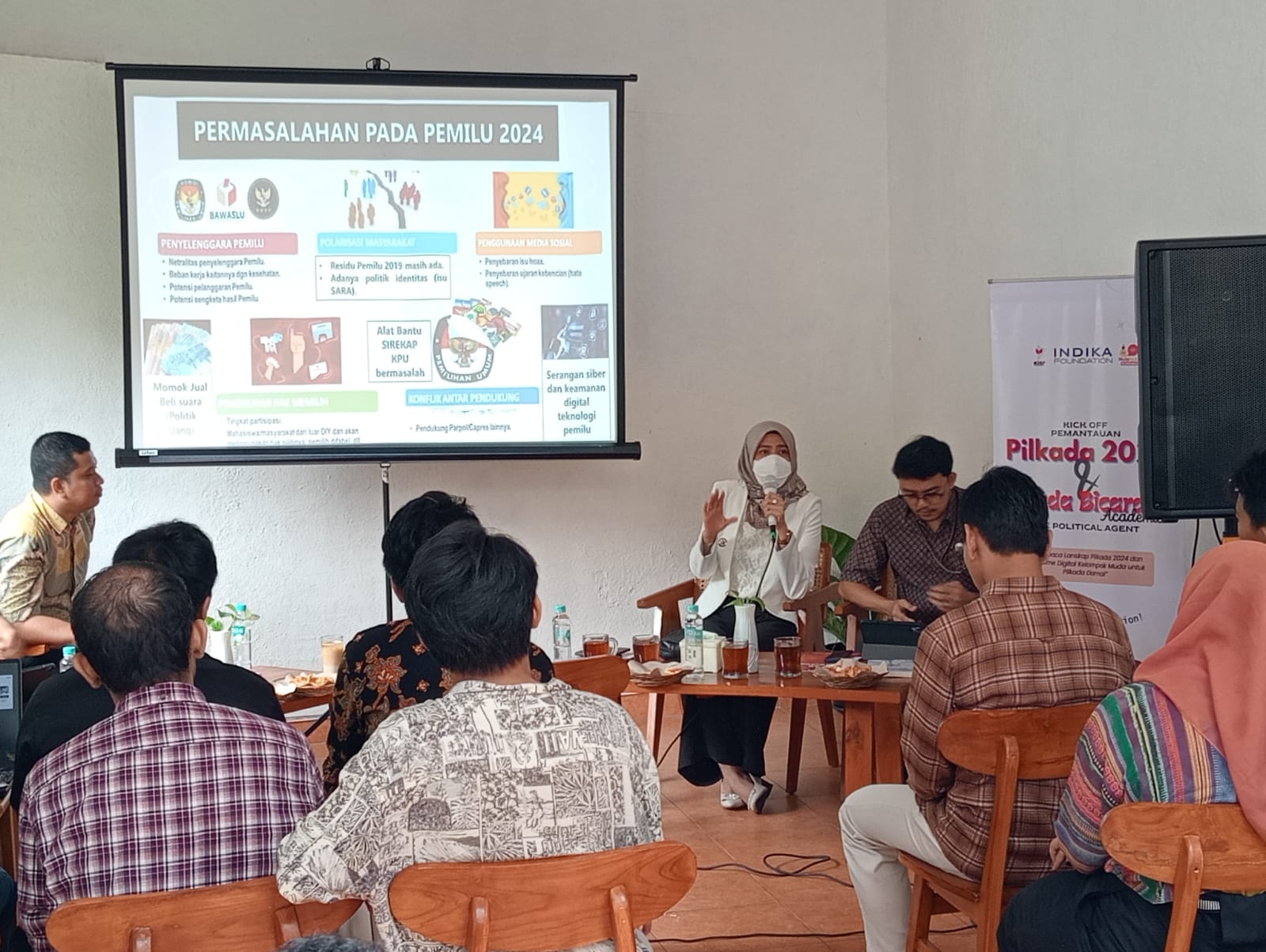 Anggota Bawaslu DIY Umi Illyina Ajak Peace Political Agent Untuk Mengawal Pilkada Damai