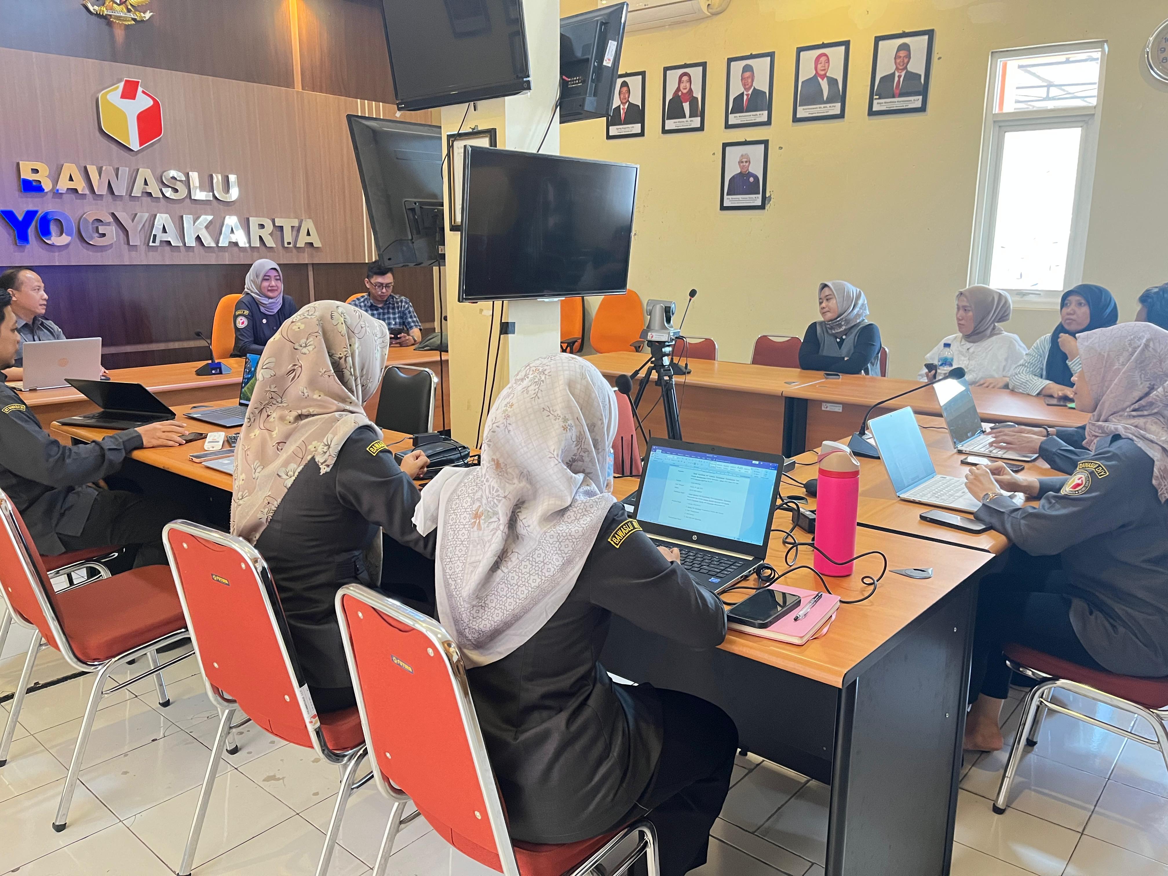 Matangkan Pendidikan Pengawas Partisipatif, Bawaslu RI Kunjungi Bawaslu DIY