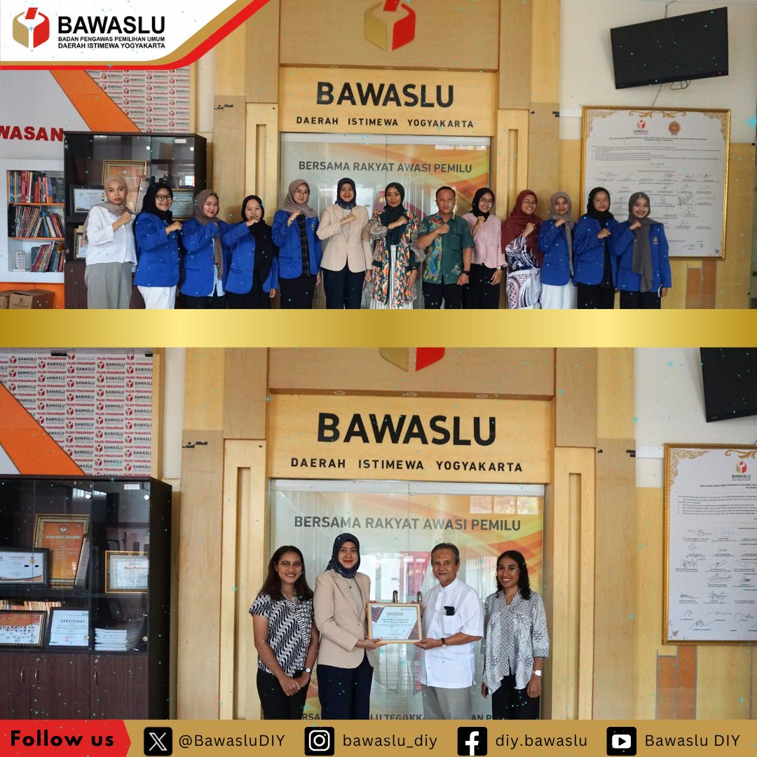 Bawaslu DIY Melepas Mahasiswa Magang Tahun 2024