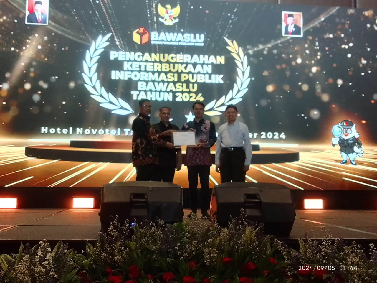 Berikan Informasi Terbuka, Bawaslu DIY Raih Penghargaan Keterbukaan Informasi Publik
