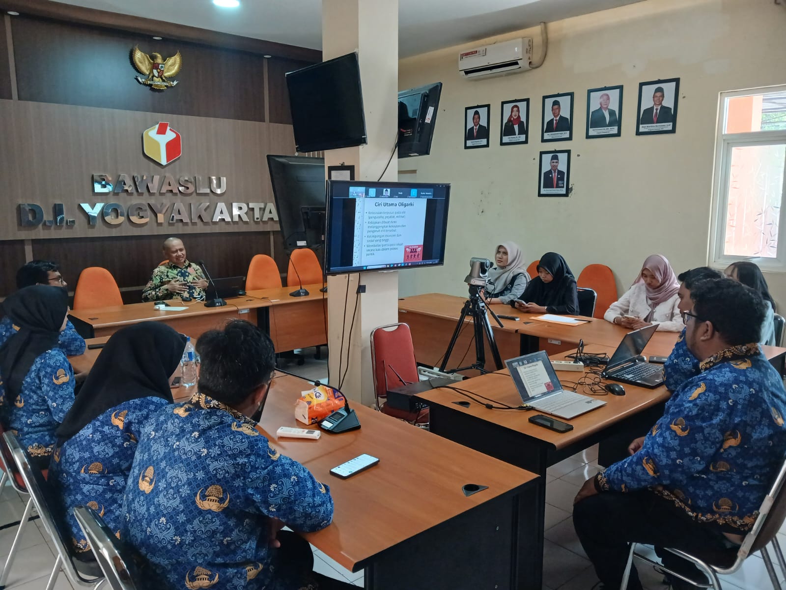 Kegiatan Konsolidasi Demokrasi hari pertama Bawaslu DIY
