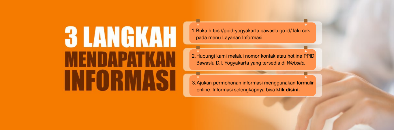 Permohonan Informasi ke PPID Bawaslu D.I. Yogyakarta