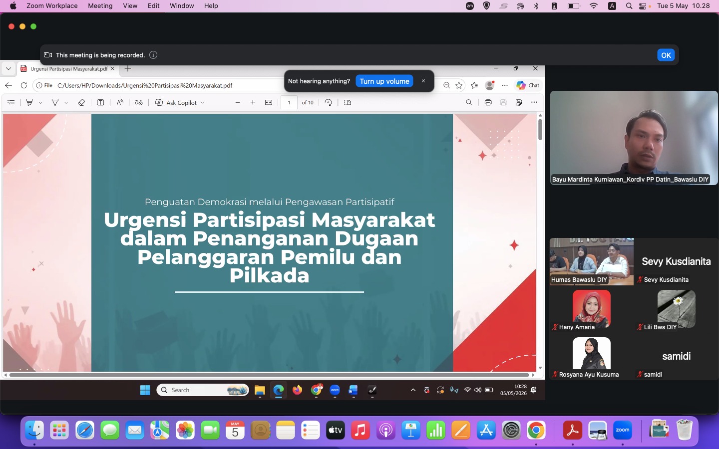 Bawaslu DIY lakukan Angkringan Demokrasi secara daring membahas penanganan pelanggaran