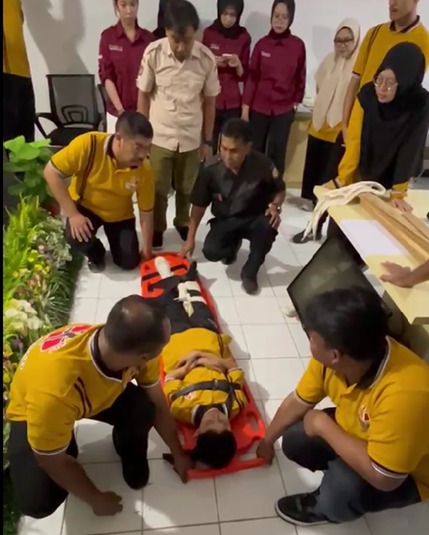 Bawaslu DIY lakukan simulasi penanganan korban bencana alam dalam kegiatan mitigasi penanganan bencana gempa bumi