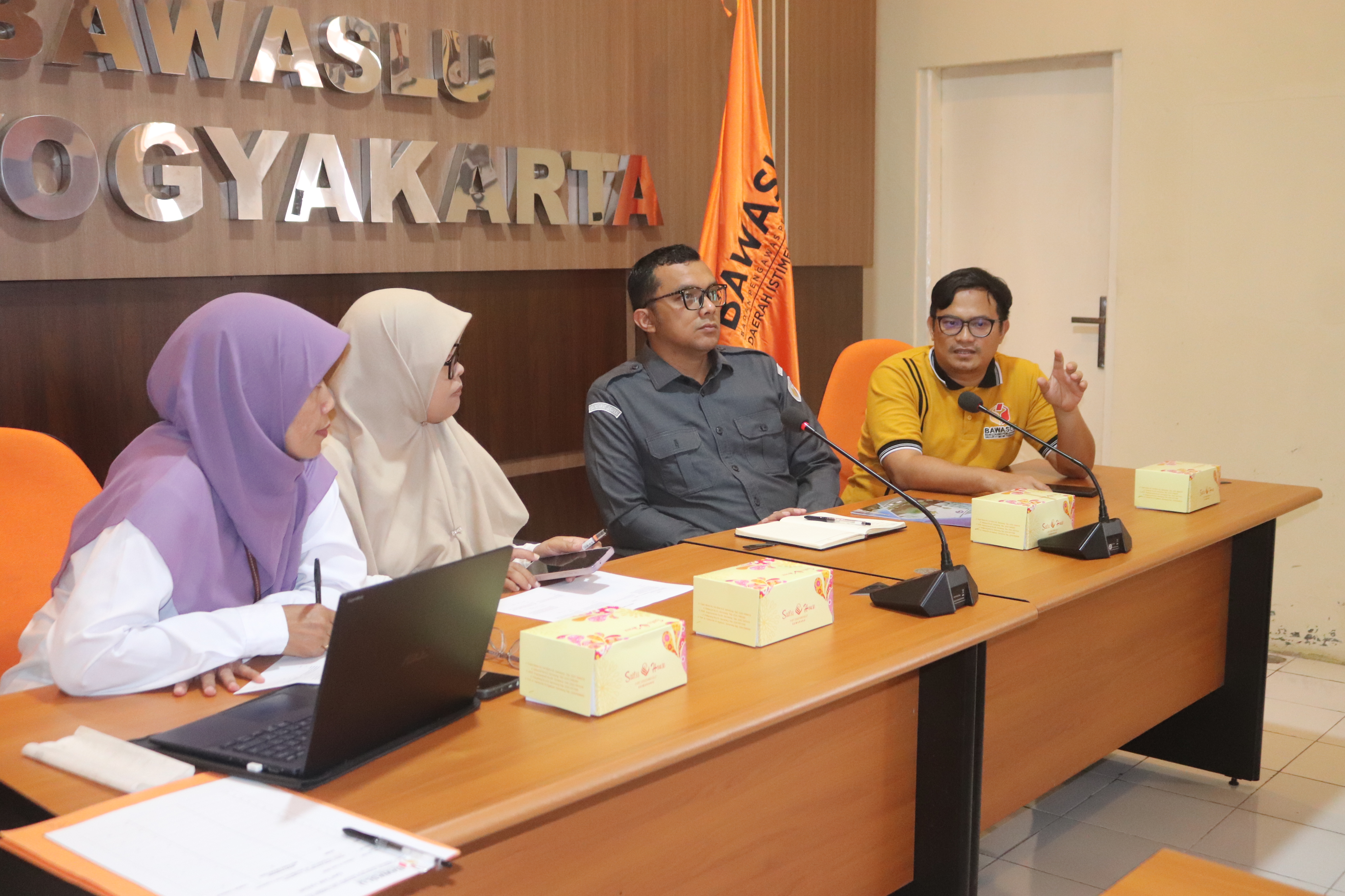 Bawaslu DIY Berdiskusi dengan BPKP DIY