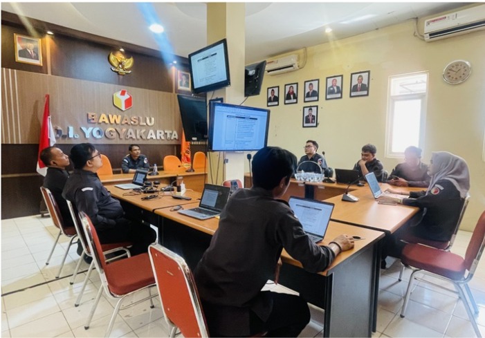 Bawaslu DIY matangkan persiapan monev KID dengan kolaborasi semua bagian