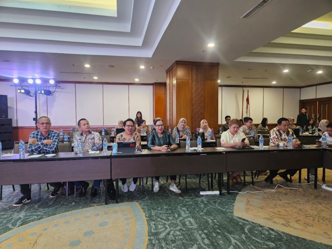 Koordinator Divisi Pencegahan, Partisipasi Masyarakat dan Humas Bawaslu DIY mengikuti pemetaan kerawanan isu strategis PDPB di Jakarta