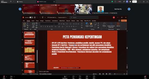 Bawaslu dan KPU DIY bersinergi dalam menciptakan pemilu yang inklusif bagi penyandang disabilitas pada Pemilu tahun 2029