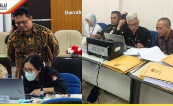 Bawaslu DIY Lakukan Pengawasan Melekat Verifikasi Administrasi Bakal Calon Anggota DPD dan DPRD DIY di KPU DIY