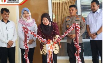 Ketua Bawaslu DIY Resmikan Gedung Sentra Penegakan Hukum Terpadu (Gakkumdu) di Kulon Progo