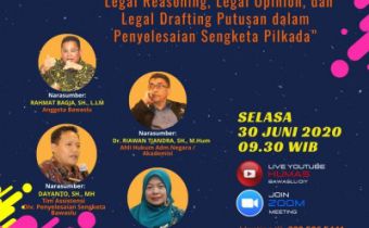 Pengawas Pemilu Harus Terampil Dalam Menyusun Putusan Penyelesaian Sengketa Pemilihan