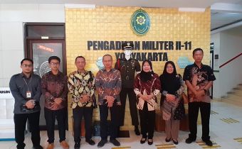 JDIH Bawaslu DIY Lakukan Studi Banding ke Pengadilan Militer Yogyakarta