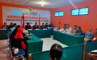 Bawaslu Gunungkidul Putus Kelick-Yayuk Untuk Serahkan Kembali Syarat Dukungan ke KPU 