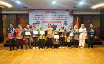 Bawaslu RI Tutup Pendidikan Pengawasan Partisipatif di DIY, Peserta Didorong Perkuat Jaringan Masyarakat