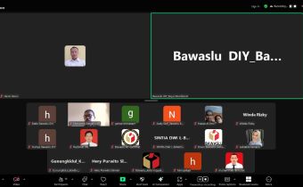 Bawaslu DIY Lakukan Sinkronisasi Pengelolaan Data dan Informasi Bersama Bawaslu Kabupaten/Kota