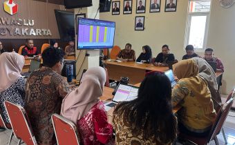 Sekretariat Bawaslu DIY Gelar Rapat Tindak Lanjuti Surat Deputi Bawaslu RI Terkait Distribusi Anggaran