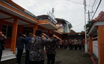 Songsong HUT Ke-16 Bawaslu, Bawaslu DIY Gelar Apel Peringatan