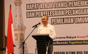Antisipasi Pelanggaran di Masa Kampanye, Bawaslu DIY Mengadakan Simulasi Sidang Pelanggaran Administrasi