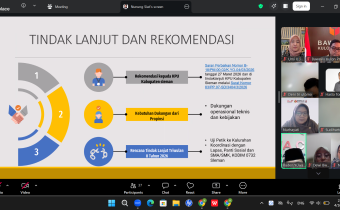 Divisi P2H Bawaslu DIY dan Divisi P2h/HP2H Kabupaten/Kota se-DIY menggelar diskusi hasil pemantauan PDPB Triwulan I di wilayah DIY