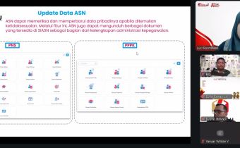 Bawaslu DIY Mengikuti Sosialisasi Pengisian data dan arsip MyASN Melalui DMS