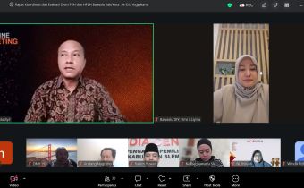 Bawaslu DIY dan Bawaslu Kabupaten/Kota se-DIY Lakukan Evaluasi Hasil Pengawasan Coktas PDPB Triwulan II Tahun 2026