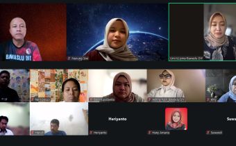 Bawaslu DIY matangkan persiapan pengawasan rapat pleno terbuka KPU tingkat provinsi dengan mendiskusikan hasil pengawasan kabupaten/kota se-DIY