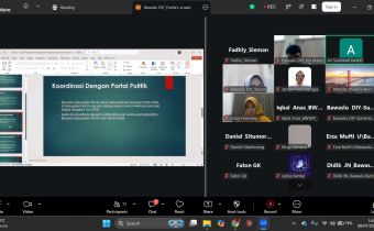 Bawaslu DIY bahas evaluasi pengawasan pemutakhiran data partai secara daring