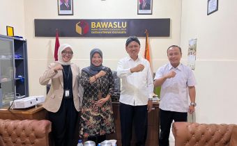 Bawaslu DIY dan UNU Yogyakarta membahas rencana kolaborasi dalam pelaksanaan GENIUS Tahun 2026 sebagai tindak lanjut Nota Kesepahaman, Rabu (19/8/2026).